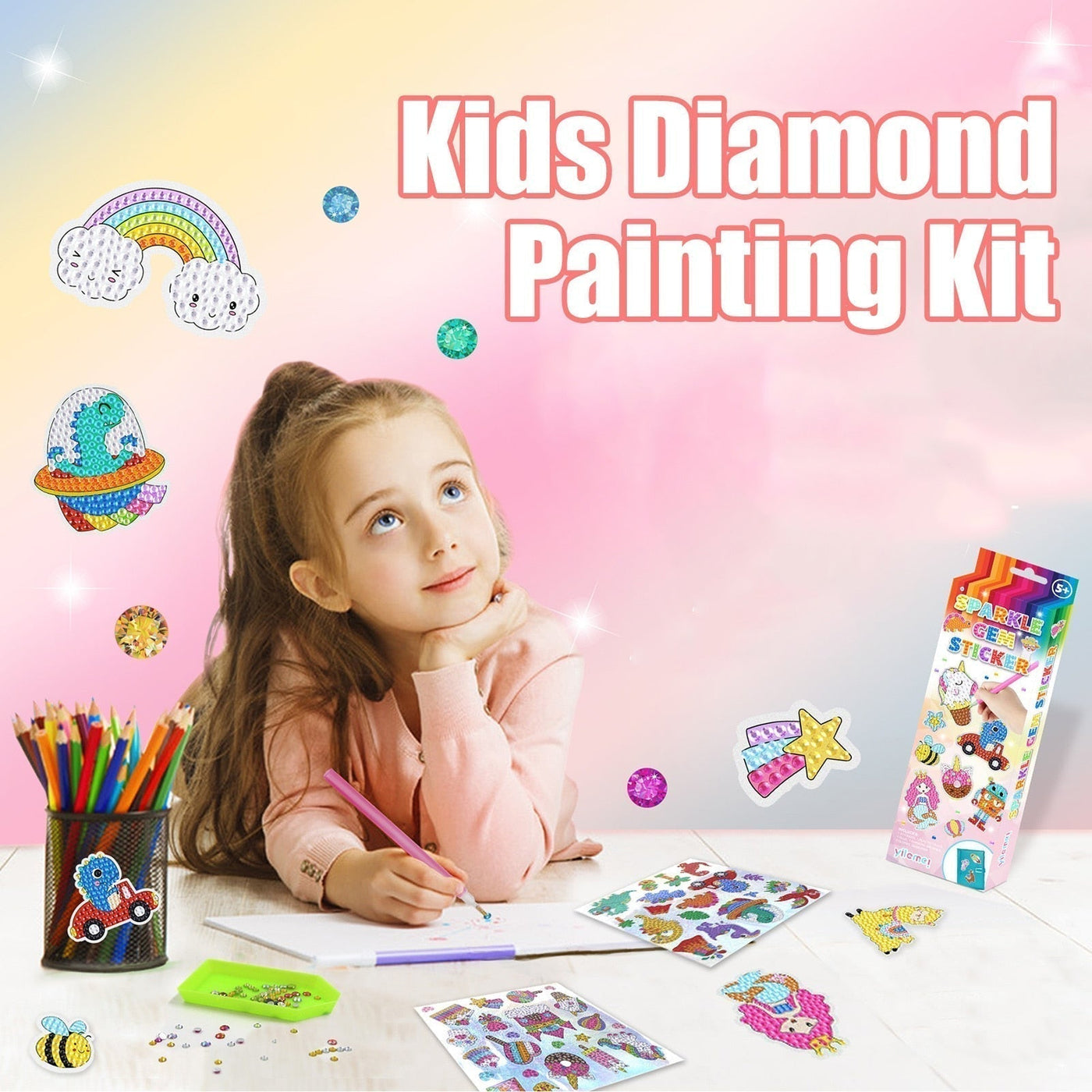 KrystalKids™ - Diamond Painting for Kids (50% DISCOUNT)