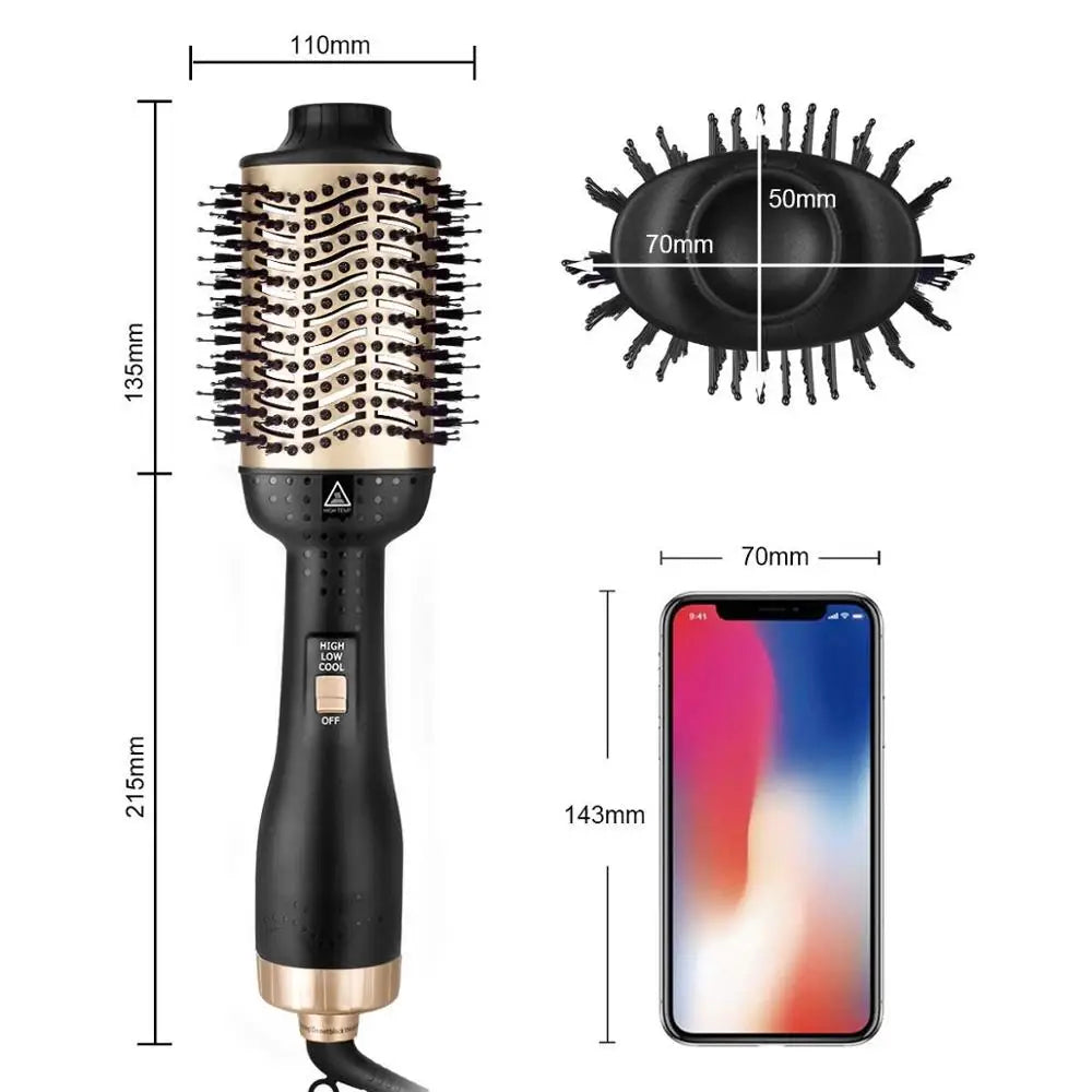 Airstra™ - Anti-Frizz Hot Air Straightening Brush