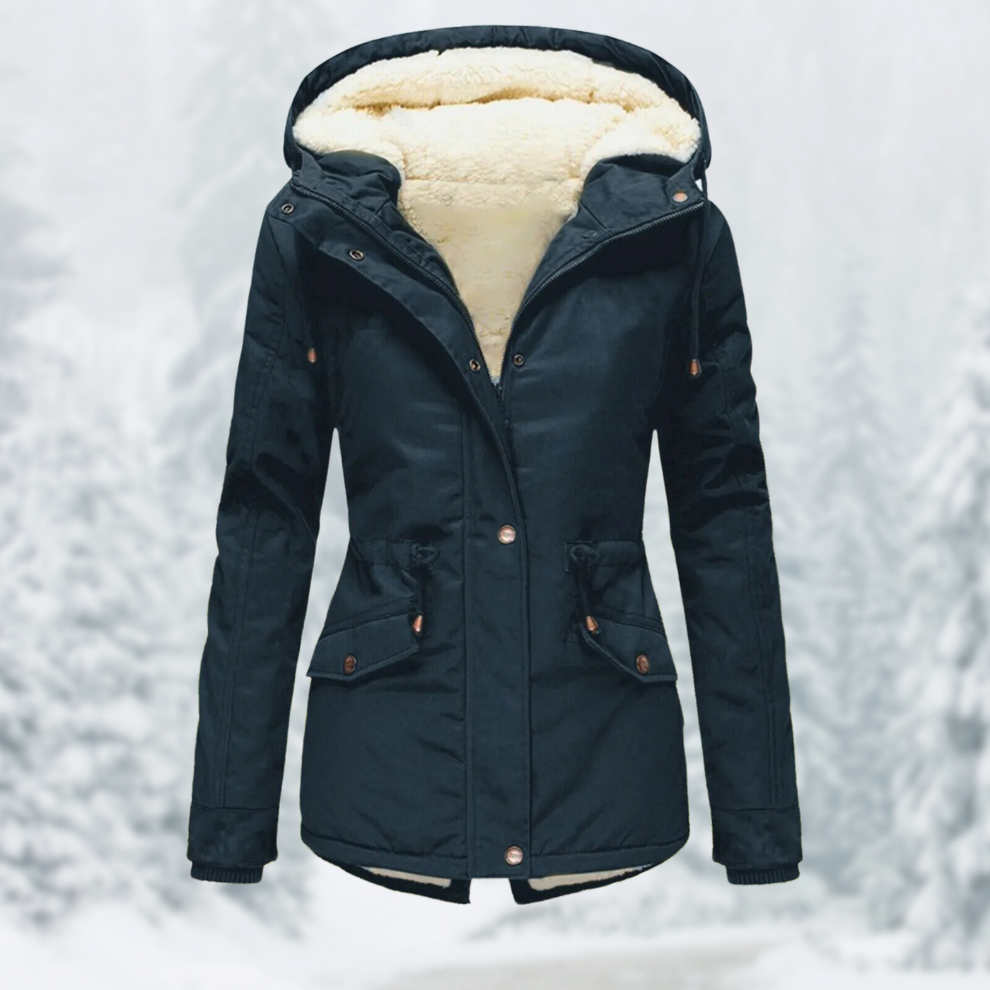 Dolores™ - Women's Hooded Jacket with Drawstring (50% DISCOUNT)