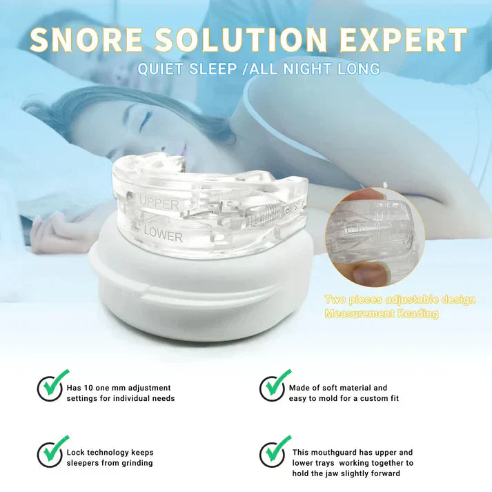 SnoreStop™ - Anti-Snoring-Bruxism Mouthguard (50% DISCOUNT)