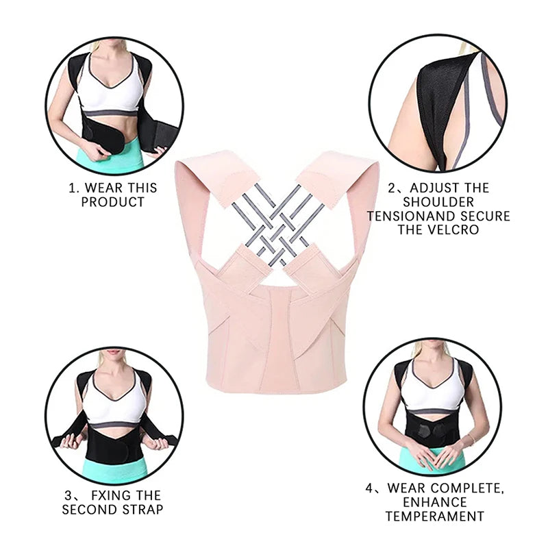 AlignEase™ - Adjustable Back Posture Corrector