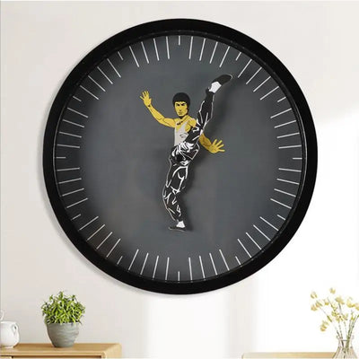 Shaotime™ - Silent Round Kungfu Wall Clock