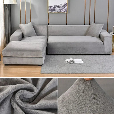 Comfelle™ - Luxury Velvet Stretch Sofa Cover