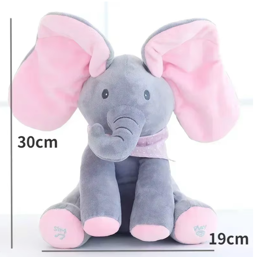 ElliJoy™ - Peek-a-Boo Talking Elephant Plush Toy