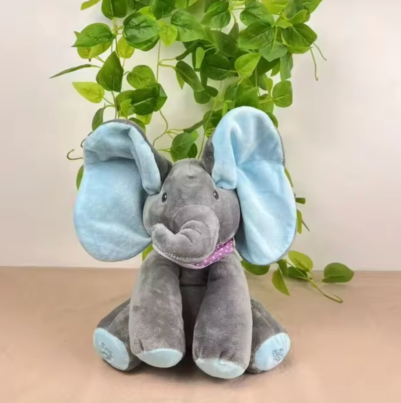 ElliJoy™ - Peek-a-Boo Talking Elephant Plush Toy