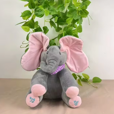 ElliJoy™ - Peek-a-Boo Talking Elephant Plush Toy