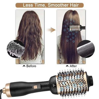 Airstra™ - Anti-Frizz Hot Air Straightening Brush