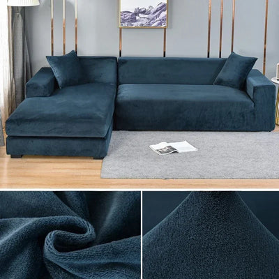 Comfelle™ - Luxury Velvet Stretch Sofa Cover