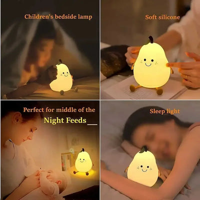 PearGlow™ - Cute Pear-Shaped Night Light for Kids (50% OFF)