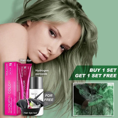 Tintelle™ - Permanent Gray Coverage Hair Dye Set (1+1 FREE)