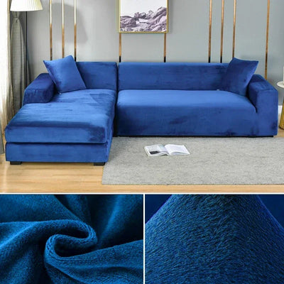 Comfelle™ - Luxury Velvet Stretch Sofa Cover