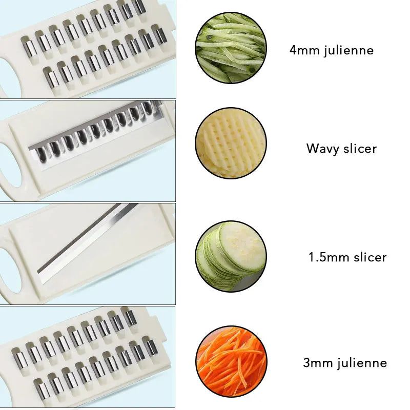 MultiSlicer™ - 8 in 1 Multifunctional Vegetable Slicer (50% OFF)