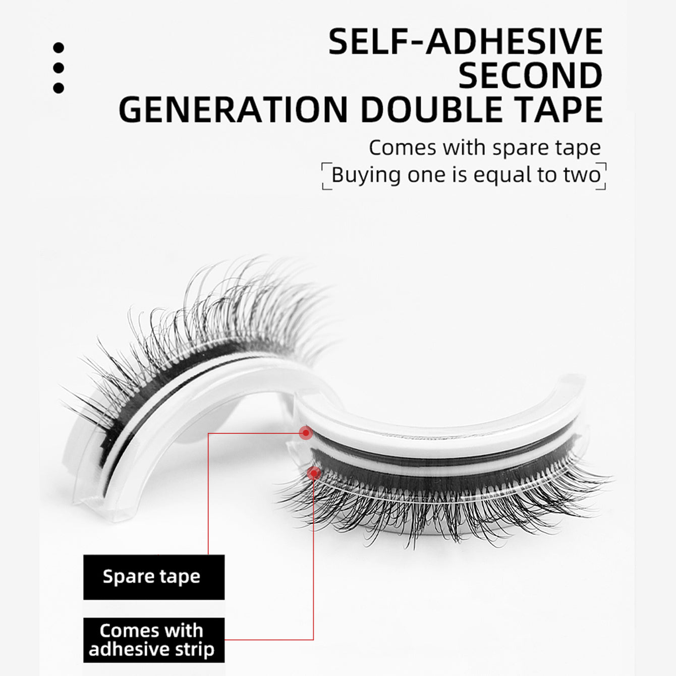 Lurelle™ - Lightweight Reusable Self-Stick Lashes