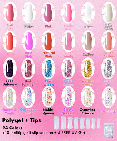 Linnea™ - Polygel Easy Nail Set (50% DISCOUNT)