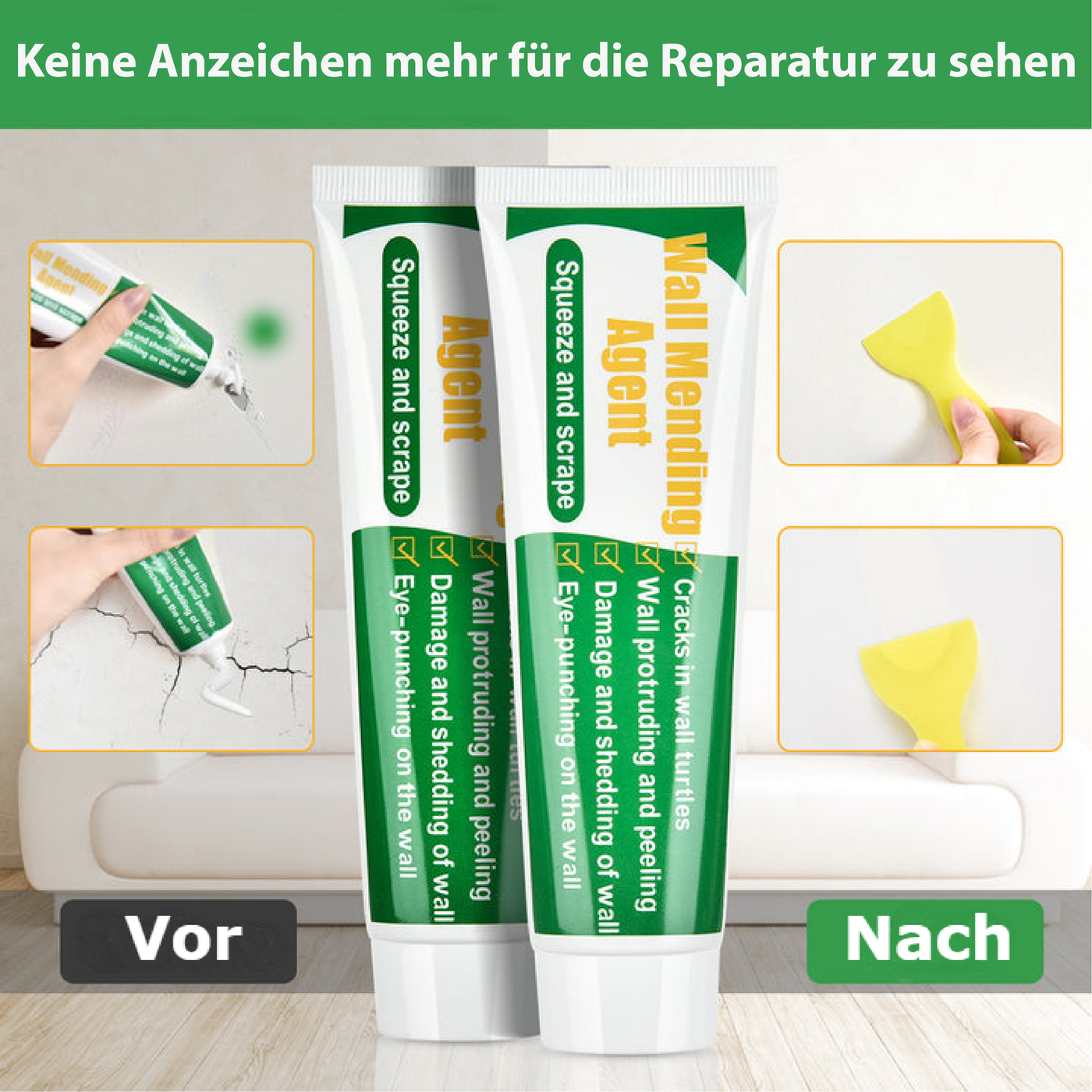 1+1 Free | SchnelleFix™ High-Quality, Non-Toxic Wall Repair Adhesive