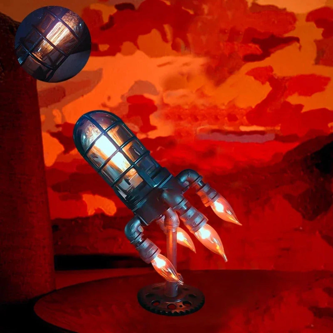 50% DISCOUNT | RocketLight™️ Steampunk Rocket Lamp