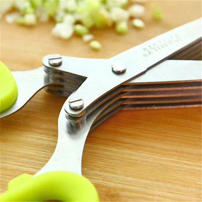 VegScissor™ - 5-Blade Kitchen Salad Scissors (50% OFF)