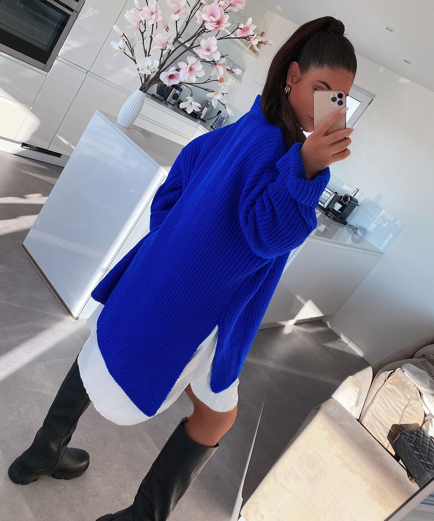 Oversize Pullover Elsa Royal Blue