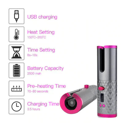 EasyCurl™ | Wireless Automatic Curling Iron