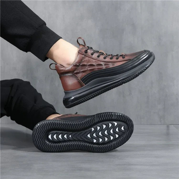 Dennis™ - Luxury Sneakers with Crocodile Print (50% DISCOUNT)