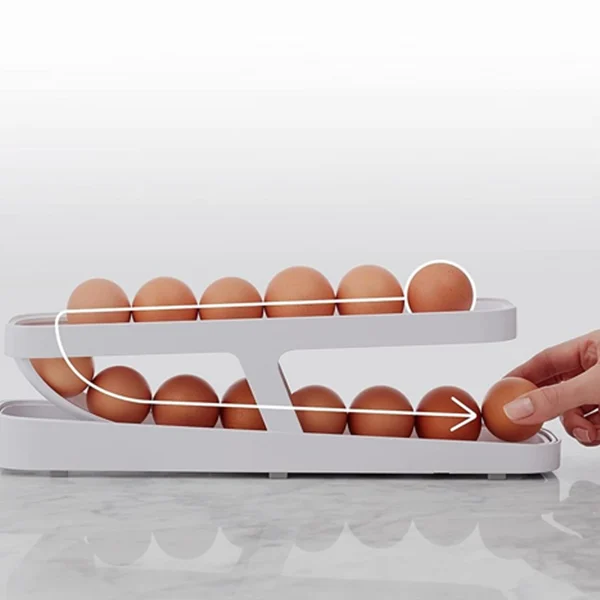 EggRack™ - Automatic Rolling Holder for Egg Stacks (50% DISCOUNT)