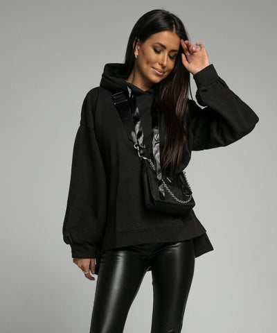 Elia Black Hoodie