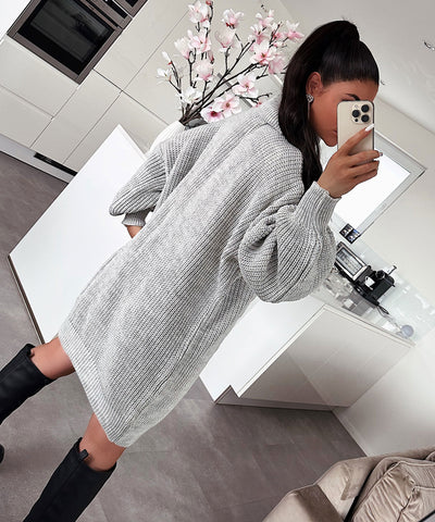 Sophie Grey Knit Dress