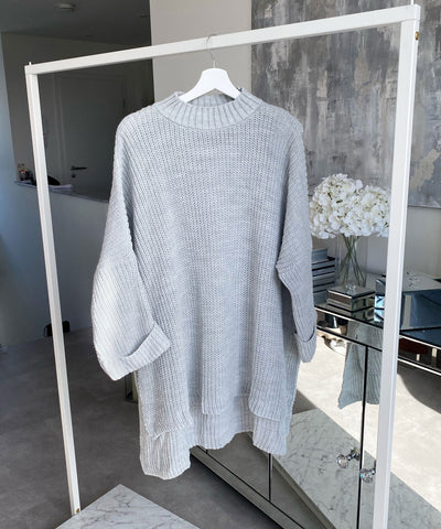 Oversize Pullover Elsa Light Grey