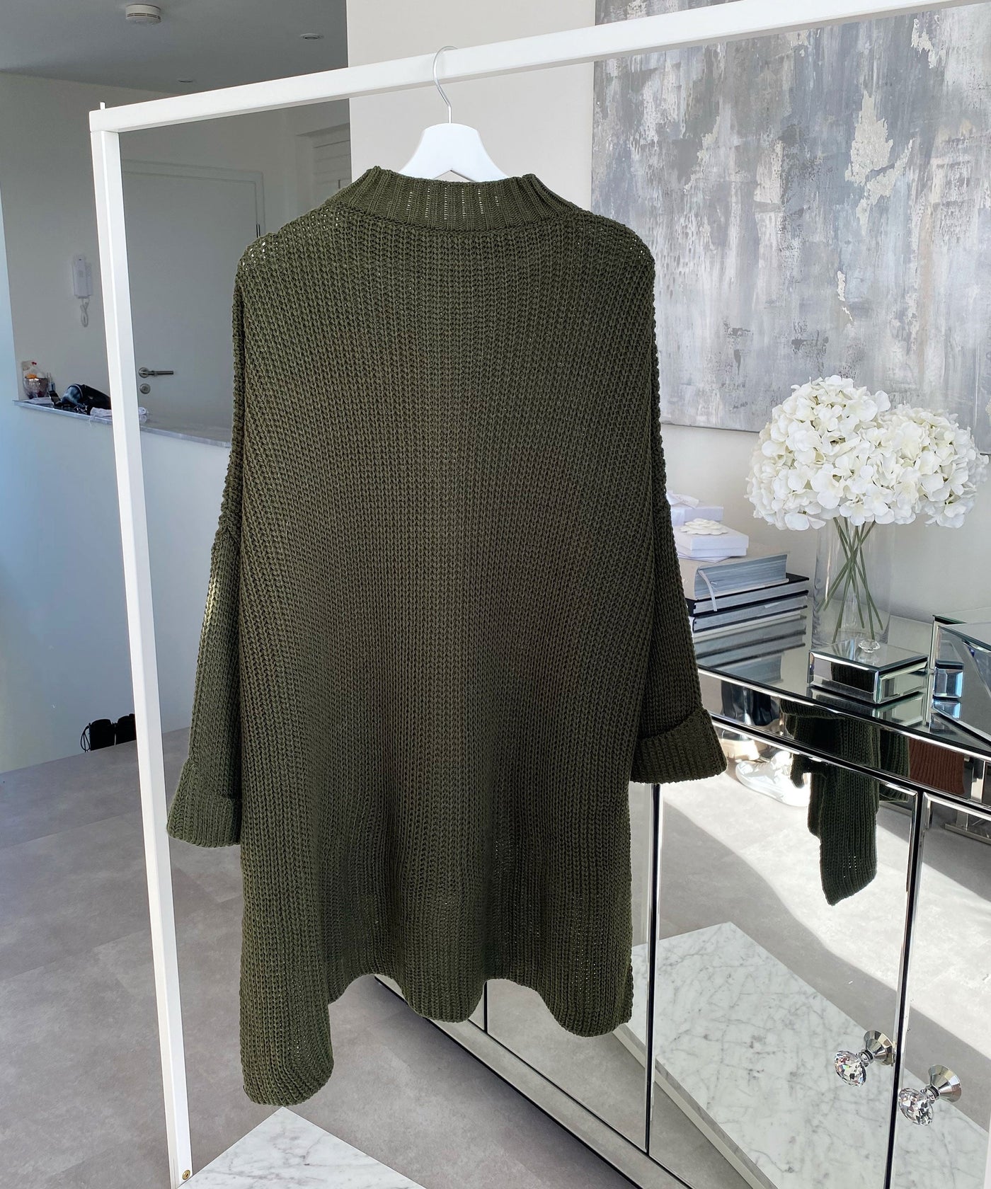 Oversized Pullover Elsa Khaki