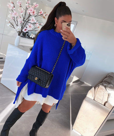 Oversize Pullover Elsa Royal Blue