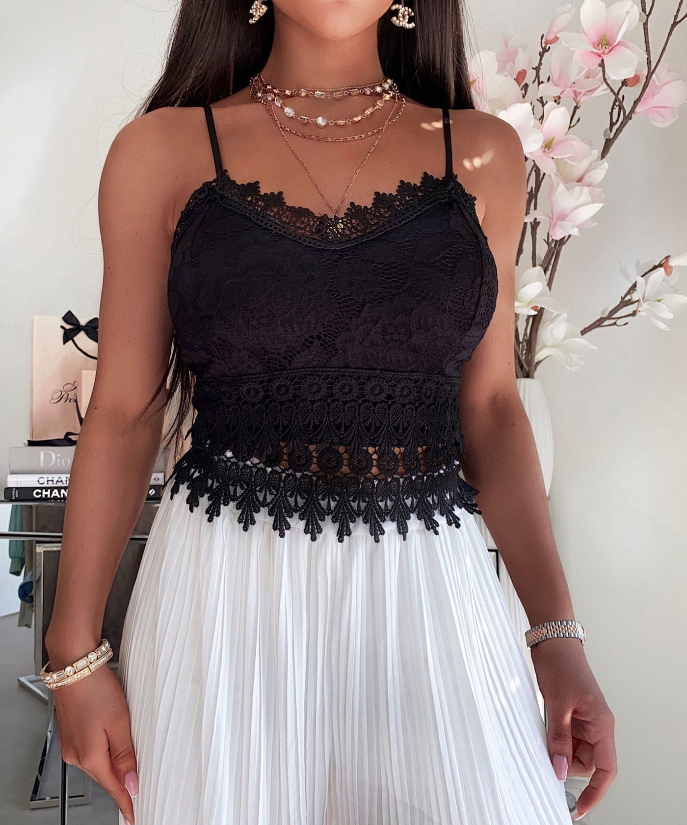 Lace Top Kim Black