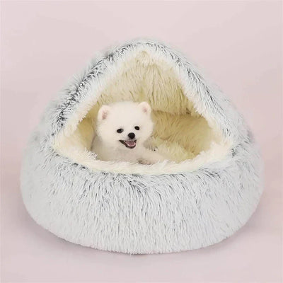 CatBed™ - Plush Hooded Cat Cocoon (50% DISCOUNT)