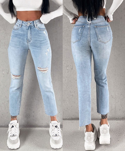 Mum Jeans Paloma Hellblau