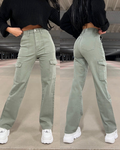 Mireia Khaki Cargo Pants