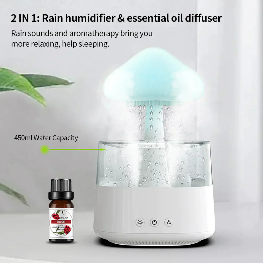 MistMystic™ - Magic Rain Mushroom Cloud Humidifier (50% DISCOUNT)