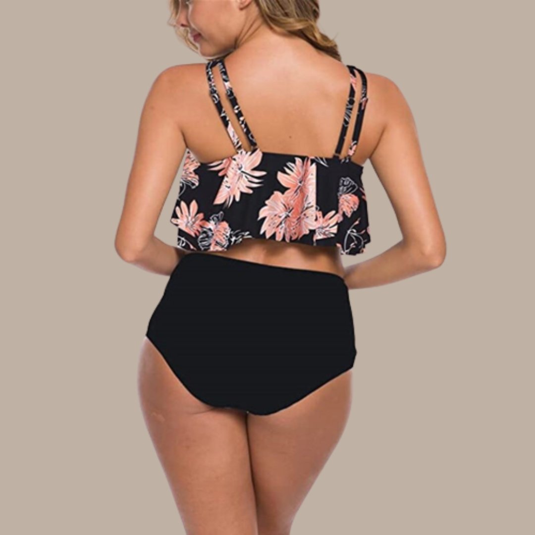 Modioza - Two-piece Split Swimsuit