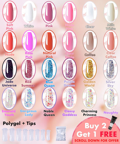 Linnea™ - Polygel Easy Nail Set (50% DISCOUNT)