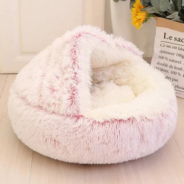 CatBed™ - Plush Hooded Cat Cocoon (50% DISCOUNT)